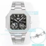 Super Clone 3K Factory Patek Philippe Cubitus 45mm Grand Date Gray Dial Steel Watch 